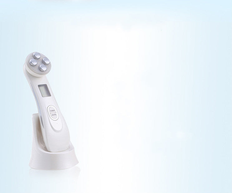 Aparato facial EMS con radiofrecuencia y luz LED de 6 colores — detalle