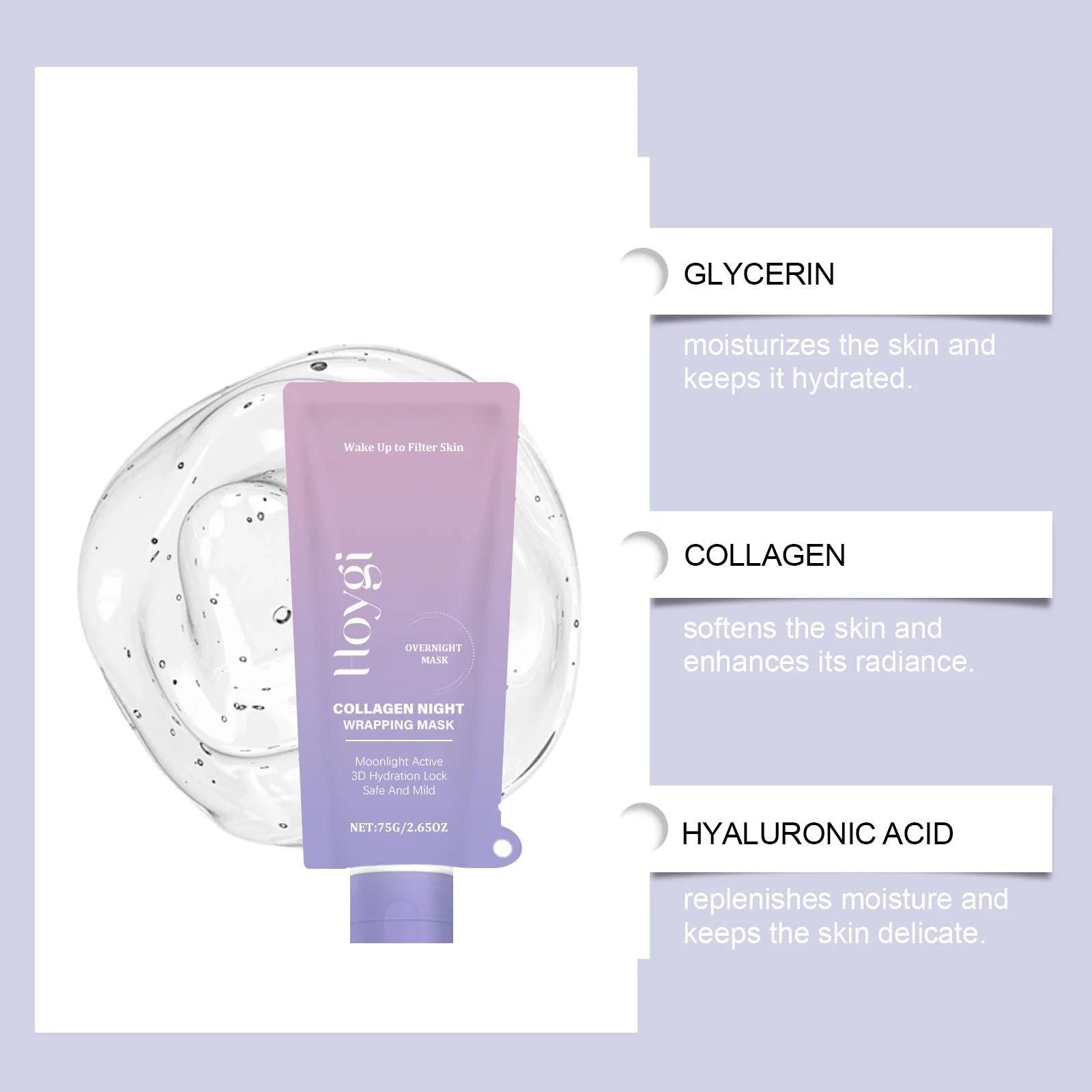 Máscara Facial Peel-Off de Colágeno Coreana – Efecto Glass Skin, Poros Limpios y Piel Firme
