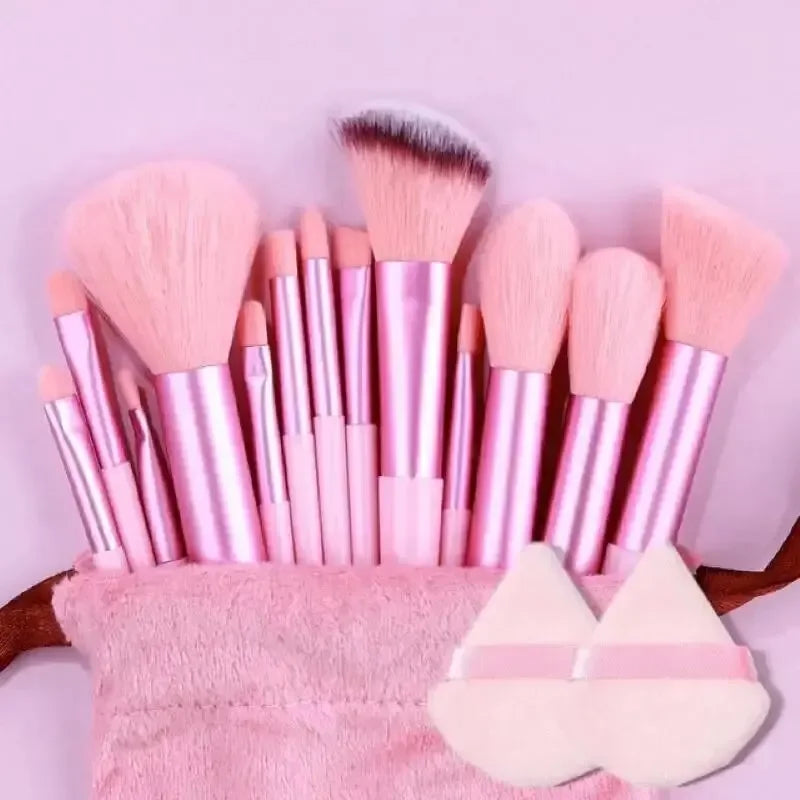 Professionelles Make-up-Pinselset, weich und dicht für Grundierung, Puder, Augen und zum Verblenden