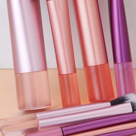 Set de 10 brochas de maquillaje