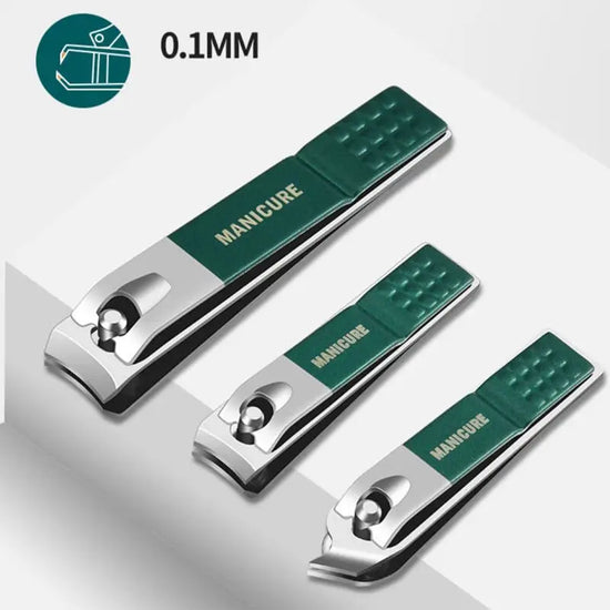 Set de manicura de acero inoxidable con estuche (6 o 9 piezas)