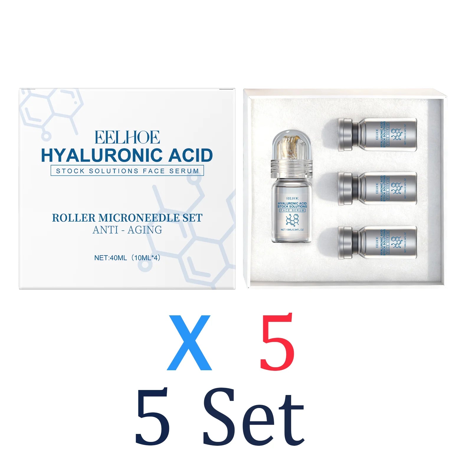 Set Sérum con Microagujas y Niacinamida 40ml – Hidratante y Reparador de Barrera Cutánea