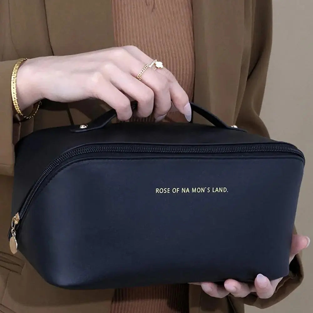 Bolsa Organizadora de Maquillaje para Viaje – Estuche de Lujo con Cremallera