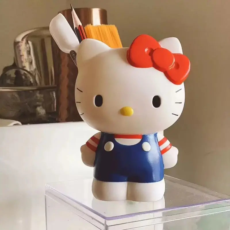 Portalápices Hello Kitty de PVC – Organizador de Escritorio Creativo y Decorativo