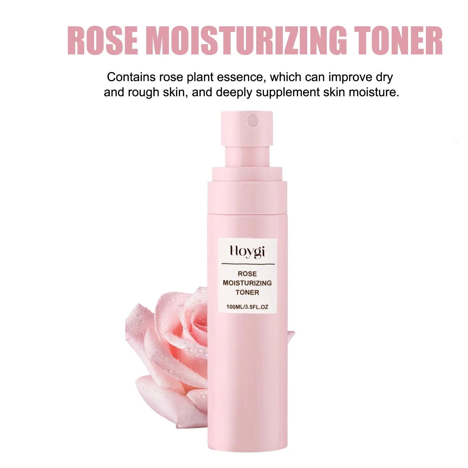 Tónico Facial de Rosa – Spray Hidratante y Purificante con Agua de Rosas
