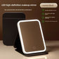 Espejo de Maquillaje con Luz LED Plegable y Recargable