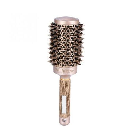 Cepillo Redondo para Peinar y Dar Volumen con diseño ergonómico y cerdas para crear volumen y suavidad en el cabello.