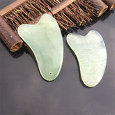 Rodillo de Jade para Masaje Facial para cuidado facial