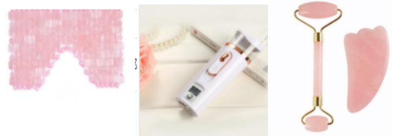 Rodillo de Jade para Masaje Facial para cuidado facial
