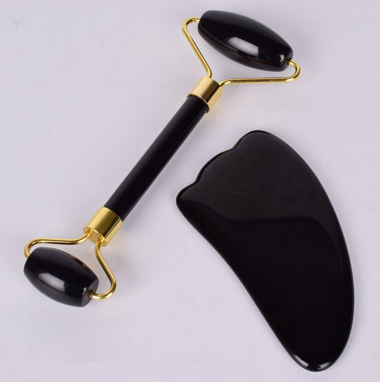 Rodillo de Jade para Masaje Facial para cuidado facial