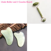 Rodillo de Jade para Masaje Facial para cuidado facial