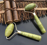 Rodillo de Jade para Masaje Facial para cuidado facial