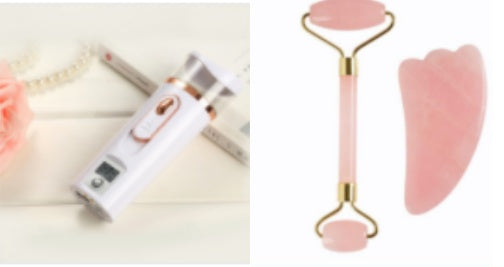 Rodillo de Jade para Masaje Facial para cuidado facial