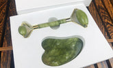 Rodillo de Jade para Masaje Facial para cuidado facial
