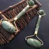 Rodillo de Jade para Masaje Facial para cuidado facial