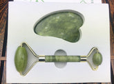 Rodillo de Jade para Masaje Facial para cuidado facial