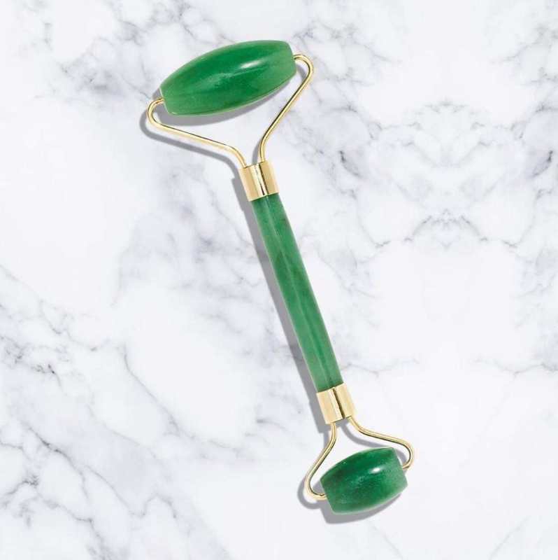 Rodillo de Jade para Masaje Facial de belleza