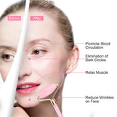 Rodillo de Jade para Masaje Facial para cuidado facial
