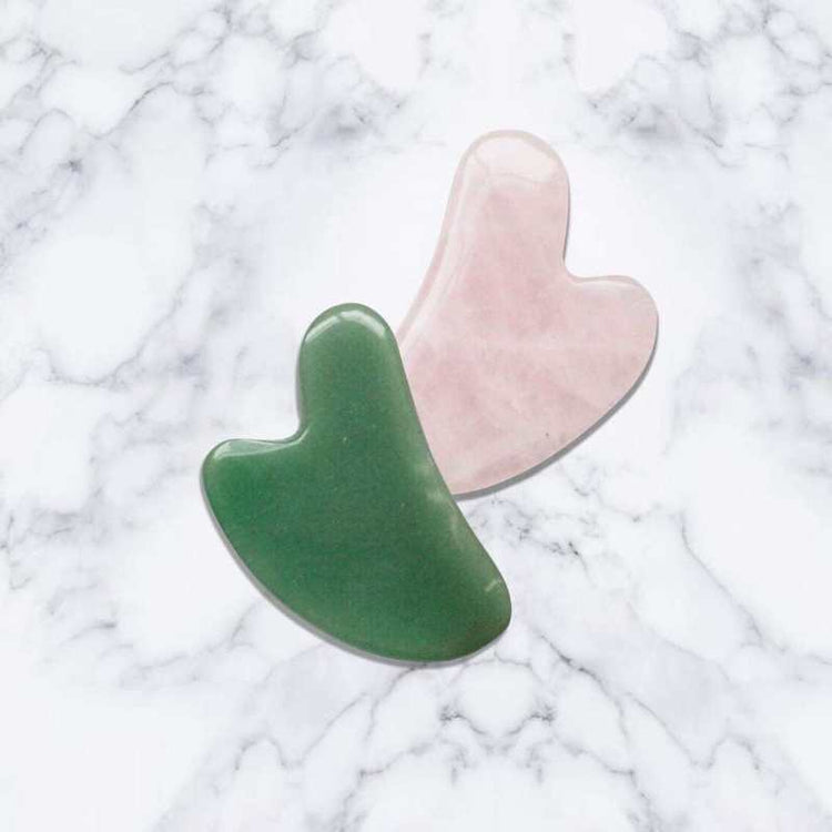 Rodillo de Jade para Masaje Facial para cuidado facial