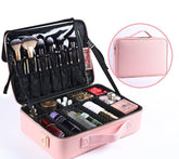 Interior del Neceser de Maquillaje con Compartimentos