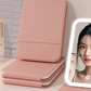 Espejo de Maquillaje con Luz LED Plegable y Recargable
