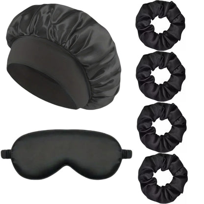 Kit de Rizos sin Calor con Gorro de Dormir – Ondas Mientras Duermes