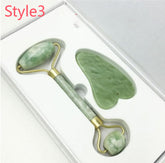 Rodillo de Jade para Masaje Facial para cuidado facial