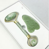 Rodillo de Jade para Masaje Facial para cuidado facial