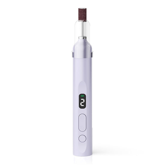 Torno de uñas eléctrico 2 en 1 con luz