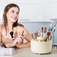 Organizador de maquillaje giratorio 360° con 5 compartimentos