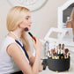 Organizador de maquillaje giratorio 360° con 5 compartimentos