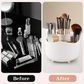 Organizador de maquillaje giratorio 360° con 5 compartimentos