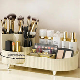 Organizador de maquillaje giratorio 360° con 5 compartimentos