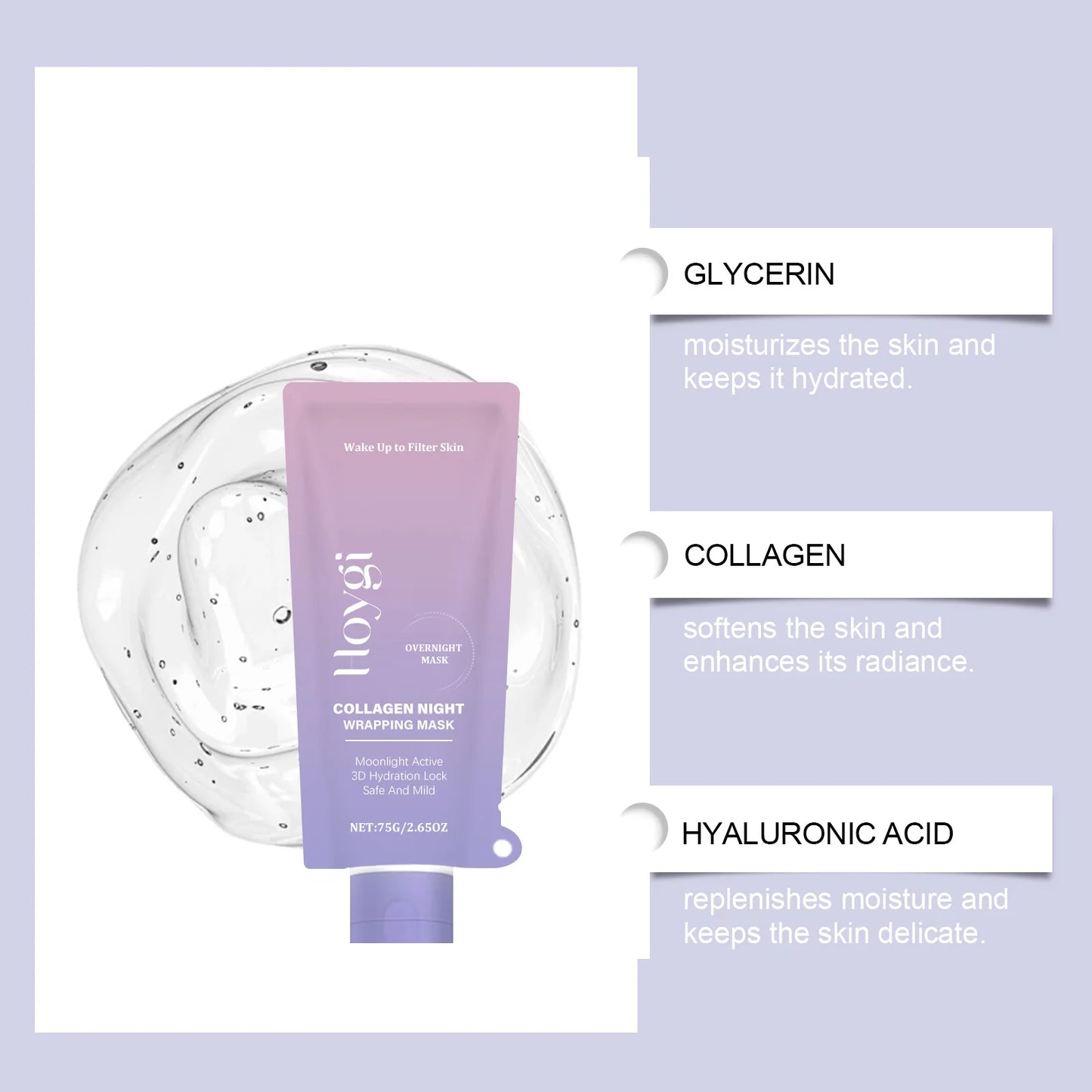 Máscara Facial Peel-Off de Colágeno Coreana – Efecto Glass Skin, Poros Limpios y Piel Firme