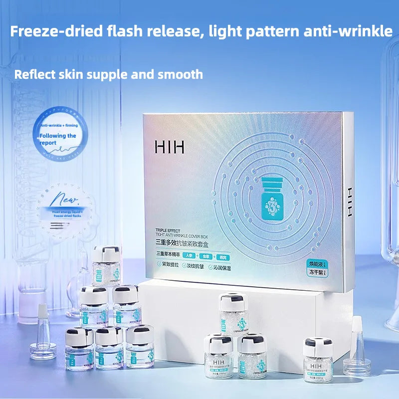 Set de Skincare Antiedad con Triple Péptido – Reafirmante, Lifting e Hidratante para Todo Tipo de Piel