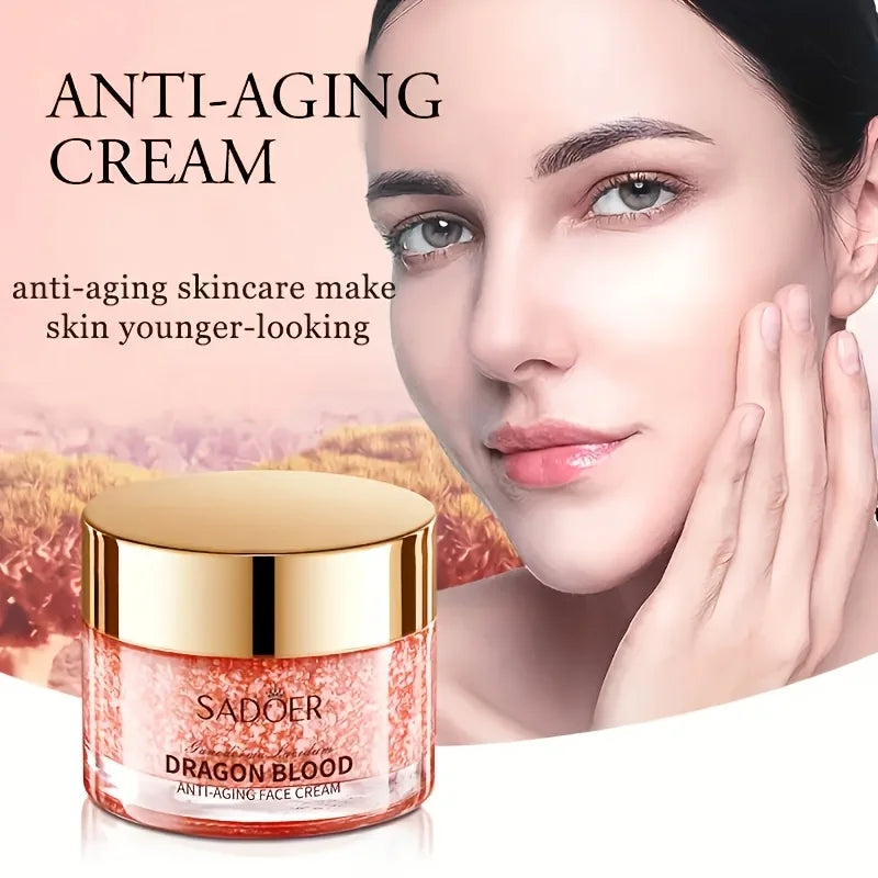 Gel Crema Facial Dragon Blood SADOER – Hidratante y Reparador para Piel Seca y Rugosa