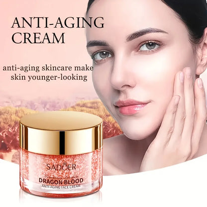 Gel Crema Facial Dragon Blood SADOER – Hidratante y Reparador para Piel Seca y Rugosa