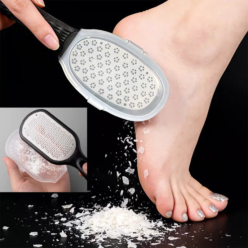 Lima de pies de acero inoxidable antisalpicaduras