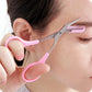 Tijeras para cejas de acero inoxidable con peine