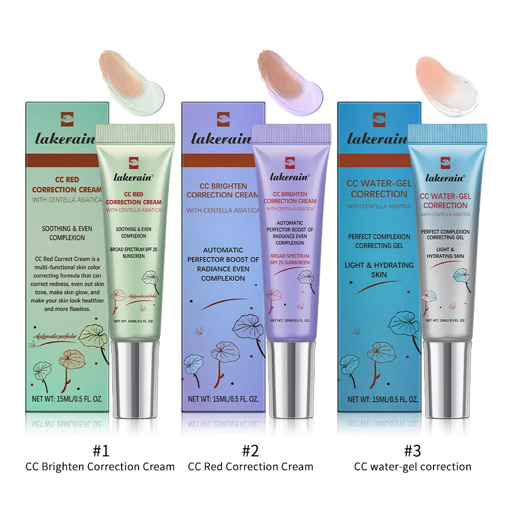 CC Cream con Cambio de Color y 3 Brochas Gratis – Base Líquida de Larga Duración 15ml