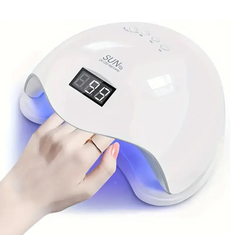 Lámpara UV/LED de uñas con pantalla LCD y 4 temporizadores