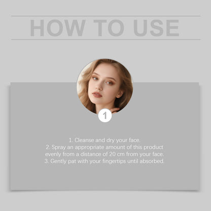 Bruma Hidratante Facial 80ml – Hidratación Profunda para Piel Seca y Sensible
