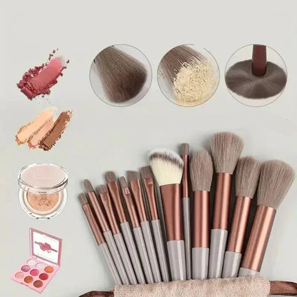 Professionelles Make-up-Pinselset, weich und dicht für Grundierung, Puder, Augen und zum Verblenden