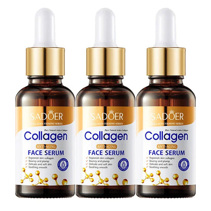 Set de 3 Sérums Faciales de Colágeno SADOER – Reafirmante, Nutritivo e Hidratante