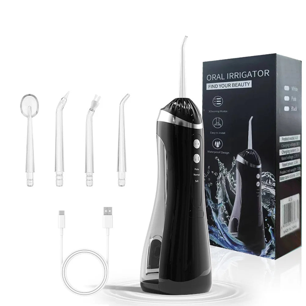 Irrigador Dental Portátil con 3 Modos