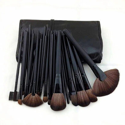Set de 24 brochas de maquillaje con bolsa