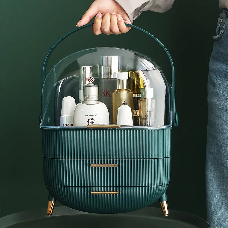 Organizador de Maquillaje con Cajones – Gran Capacidad, Impermeable y Antipolvo