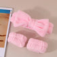 Set spa de diadema y muñequeras de microfibra