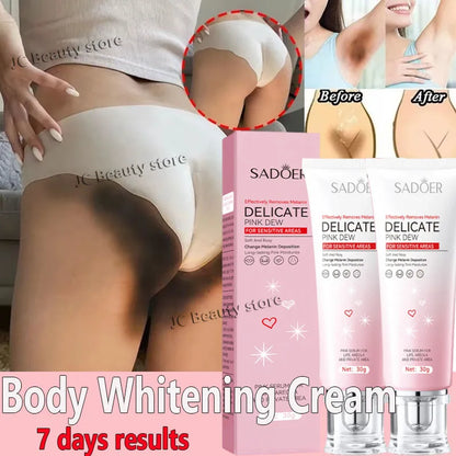 Crema Corporal Aclarante de Niacinamida 30g – Iluminadora y Nutritiva para Zonas Íntimas