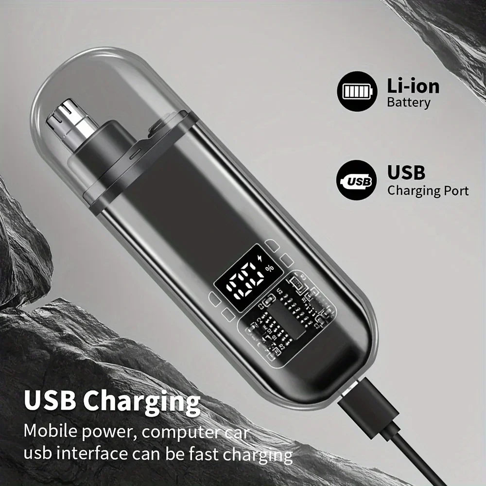 Cortapelos de Nariz y Orejas - Precisión y Comodidad USB-C